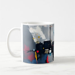 Abstrakte Dunkelheit Kaffeetasse