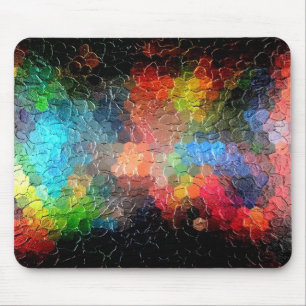 Abstrakte dynamische Farben der Malerei- Mousepad