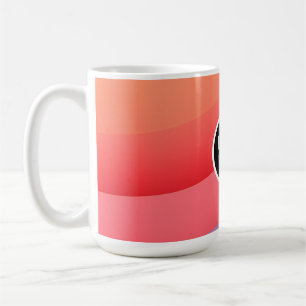 Abstrakte dynamische Regenbogenwälder Logo hinzu Kaffeetasse
