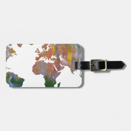 Abstrakte Earth Art Gepäckanhänger