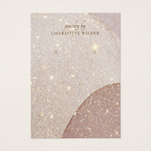 Abstrakte Earth Tonne Glitzer Ofensichtkarte