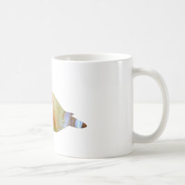 Abstrakte Eiderentenenten-Silhouette Kaffeetasse
