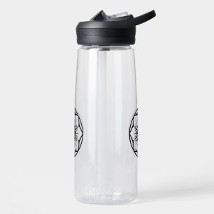 abstrakte einfache Blumen-Wasserflasche Trinkflasche