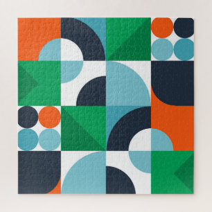 Abstrakte, einfache Formen Puzzle