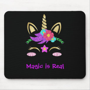 Abstrakte Einhorn-Magie-Rainbow-Farben personalisi Mousepad