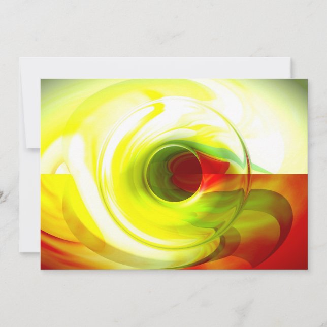 Abstrakte Einladung (Vorderseite)