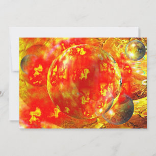 Abstrakte Einladung von Digital Red