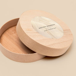 Abstrakte Elegant, einfach gestrichen Runder Aufkleber