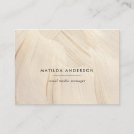 Abstrakte Elegant, einfach gestrichen Visitenkarte