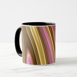 Abstrakte elegante flüssige Marmorflussstruktur Tasse