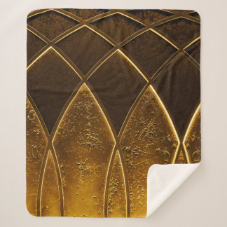 Abstrakte elegante Kunst Deko geometrisch verziert Sherpadecke