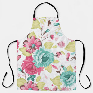 Abstrakte Eleganz Nahtloses Muster mit Blumenbezug Schürze