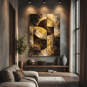 Abstrakte Eleganz Poster