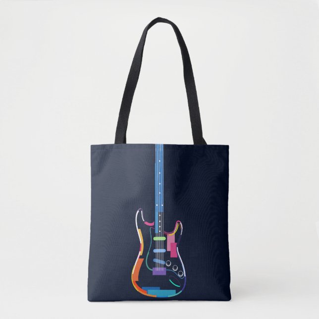 Abstrakte elektrische Gitarre (Vorderseite)