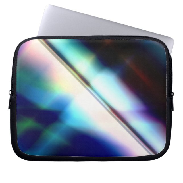 Abstrakte Elektronik Laptopschutzhülle (Vorderseite)