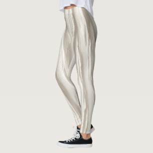 Abstrakte Elfenbeinstruktur Leggings