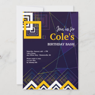 Abstrakte Energieinvestition Einladung