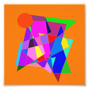 Abstrakte Entspannung 42 Transparent Fotodruck