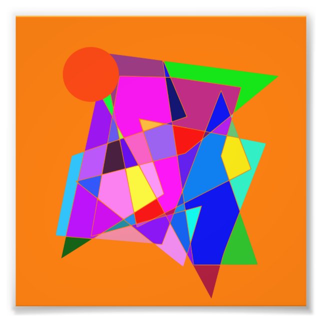 Abstrakte Entspannung 42 Transparent Fotodruck (Vorne)