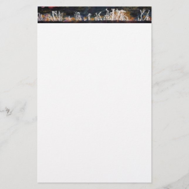 Abstrakte Entwurfsarbeit Briefpapier (Vorderseite)
