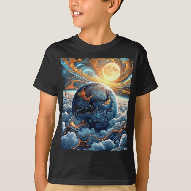 Abstrakte Erde T-Shirt (Vorderseite)