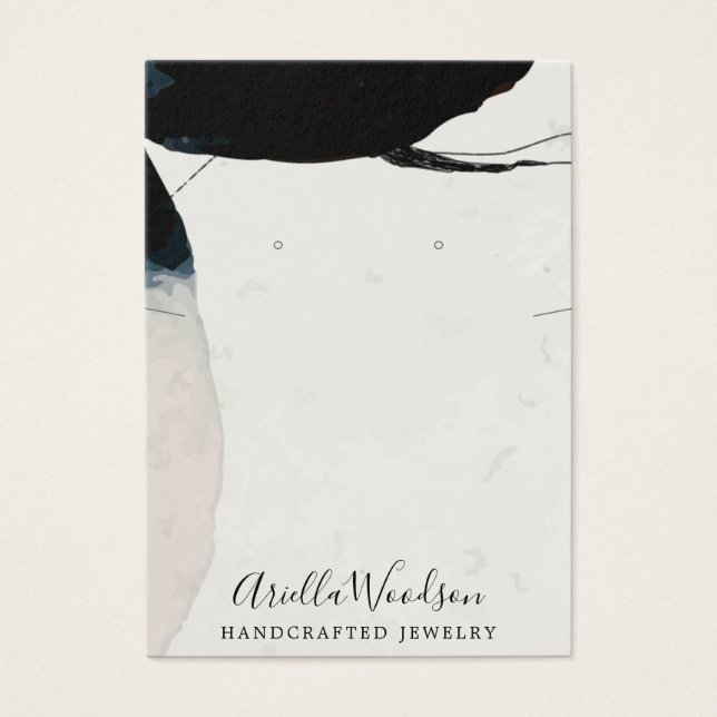 Abstrakte Erdformen mit Nekklasseanzeige (Vorderseite)