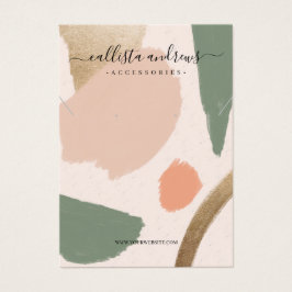 Abstrakte Erdtöne, Gold, verschaffen Nekklasseanze