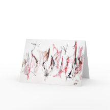 Abstrakte Ermutigungskarte "Alltägliche Liebe"