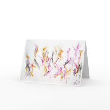 Abstrakte Ermutigungskarte "Warm Embrace"