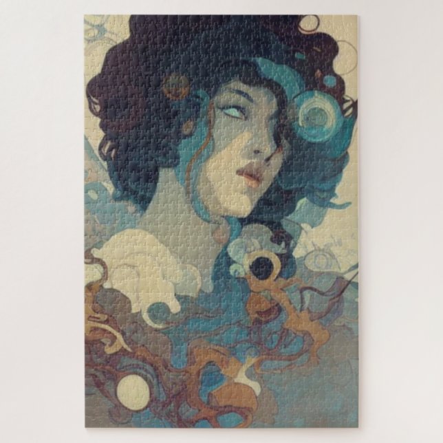 Abstrakte Essenz des Zen-Jigsaw-Puzzles Puzzle (Vertikal)