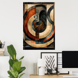 Abstrakte Essenz Poster
