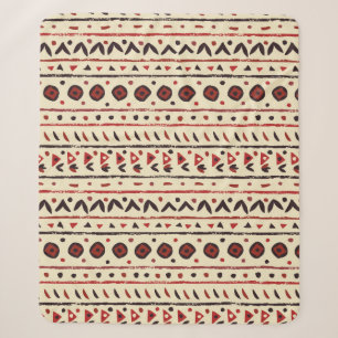 Abstrakte ethnisch nahtlose Muster Sherpadecke