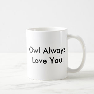 Abstrakte Eule Kaffeetasse