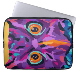 Abstrakte Eule Laptopschutzhülle
