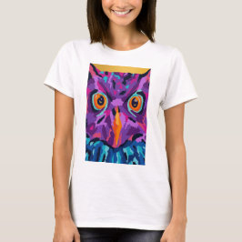 Abstrakte Eule T-Shirt