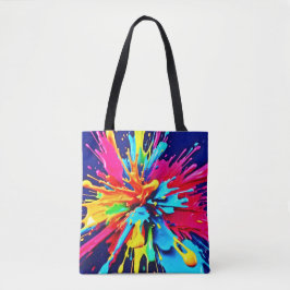 Abstrakte Explosion von Farbe und Farbe