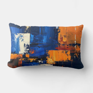Abstrakte expressionistische Kissenbezug Design Lendenkissen