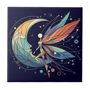 Abstrakte Fairy Art Keramik Tile Fliese