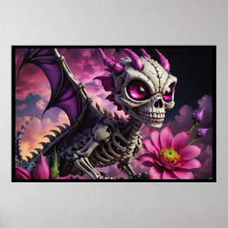 Abstrakte Fantasie Moderne Kunst Niedlich Rosa Got Poster