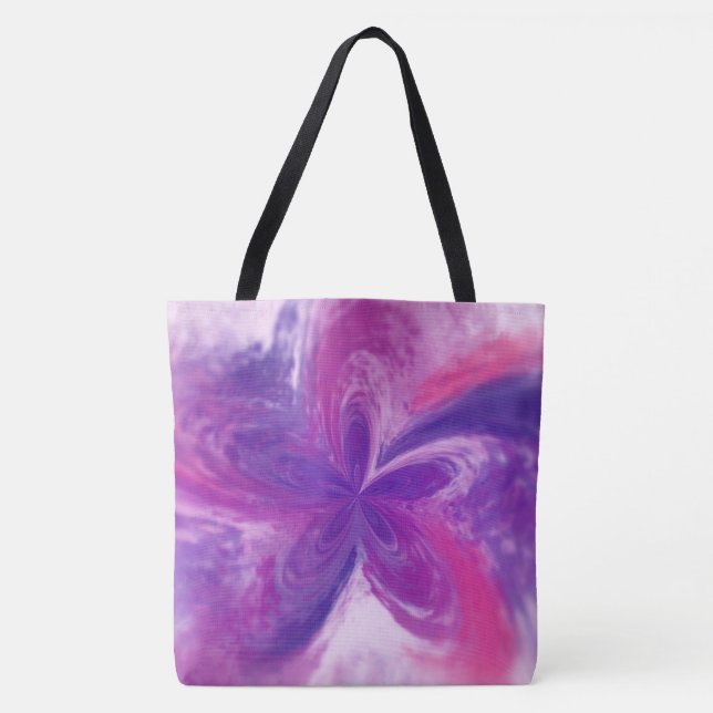 Abstrakte Fantasy-Blume Aquarell (Vorderseite)