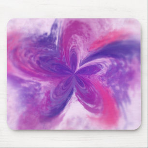 Abstrakte Fantasy-Blume Aquarell Mousepad