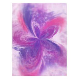 Abstrakte Fantasy-Blume Aquarell Tischdecke