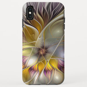 Abstrakte Fantasy-Blume Modernes Fraktal Case-Mate iPhone Hülle