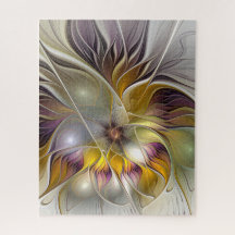 Abstrakte Fantasy-Blume Modernes Fraktal