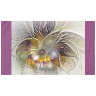 Abstrakte Fantasy-Blume Modernes Fraktal Tischdecke