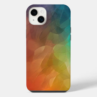 Abstrakte Farbbewegung in Formen iPhone 14 Plus Hülle