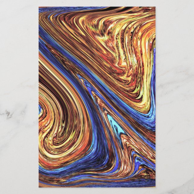 Abstrakte Farbe (Vorderseite)
