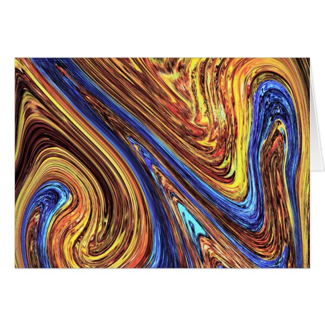 Abstrakte Farbe (Vorderseite (Horizontal))
