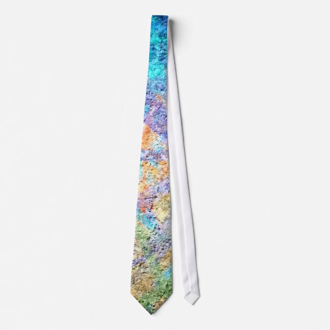 Abstrakte Farbe Art #57 Krawatte (Vorderseite)