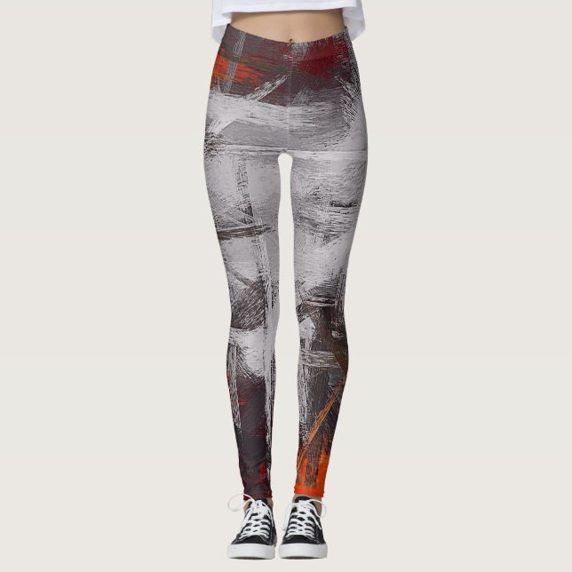 Abstrakte Farbe Art. 5 Leggings (Vorderseite)